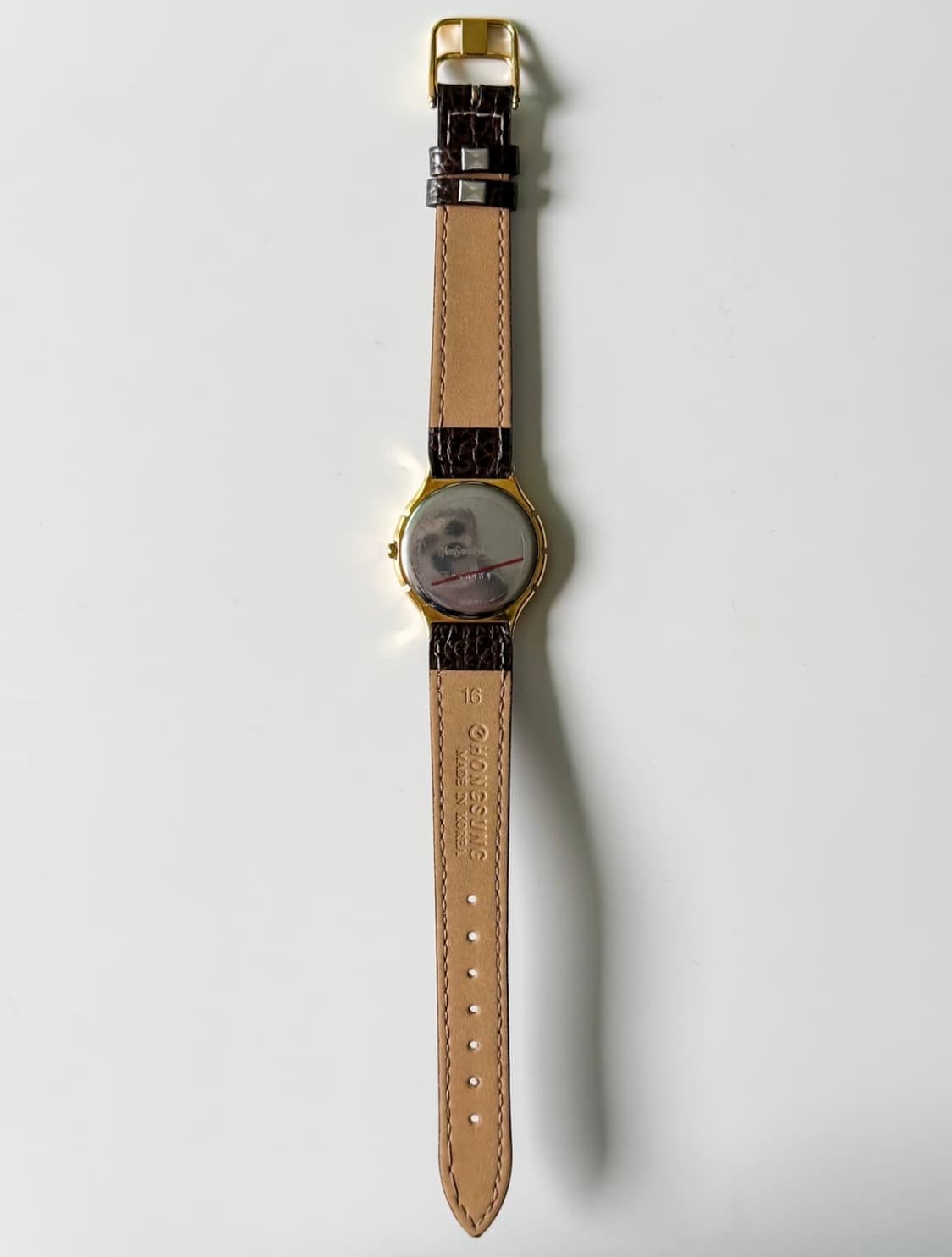 입생로랑 골드 라운드 남여공용 시계 상품이미지10