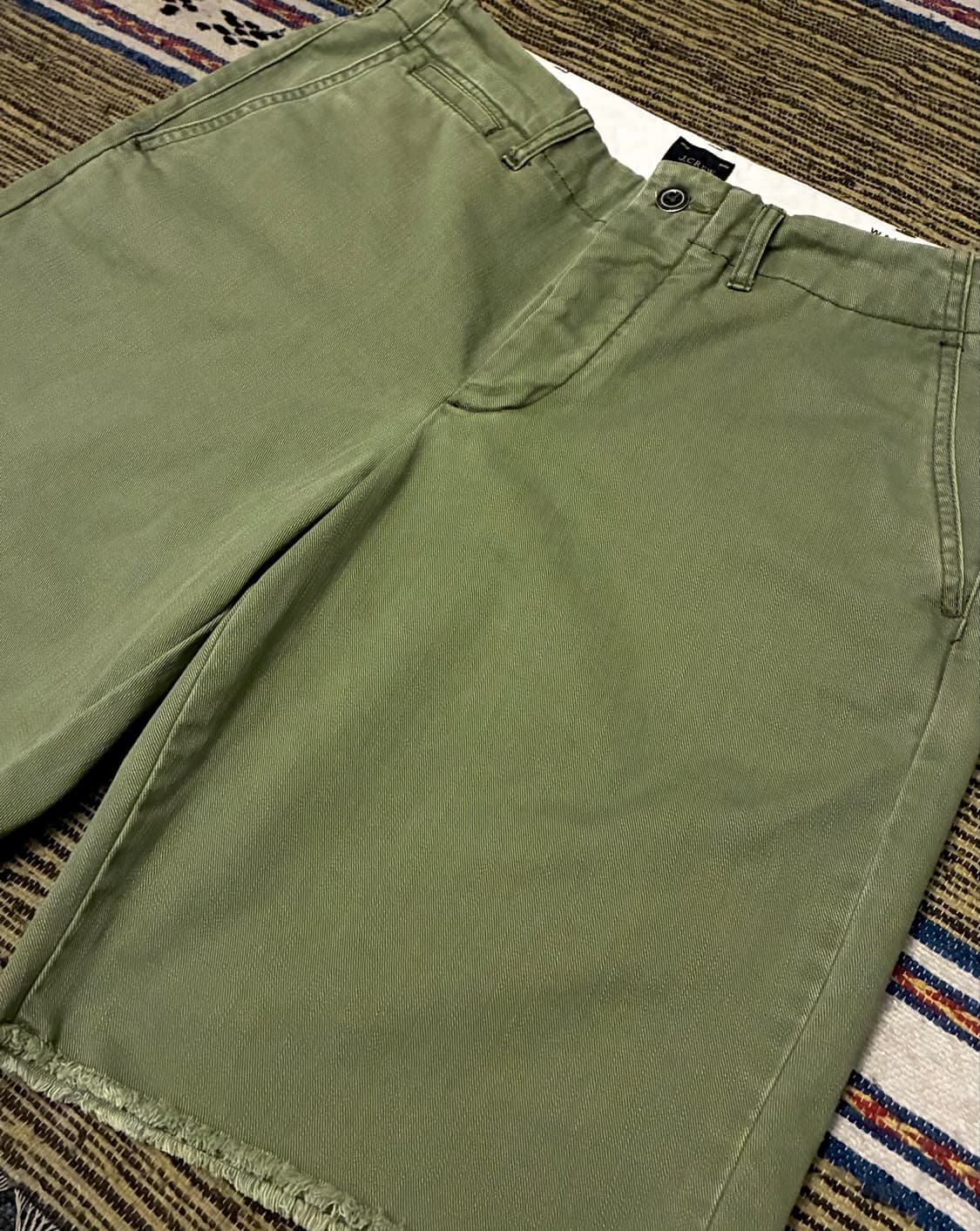 (32)J.crew 제이크루 코튼 빈티지 카키 쇼츠 반바지 폴로쇼츠 상품이미지3