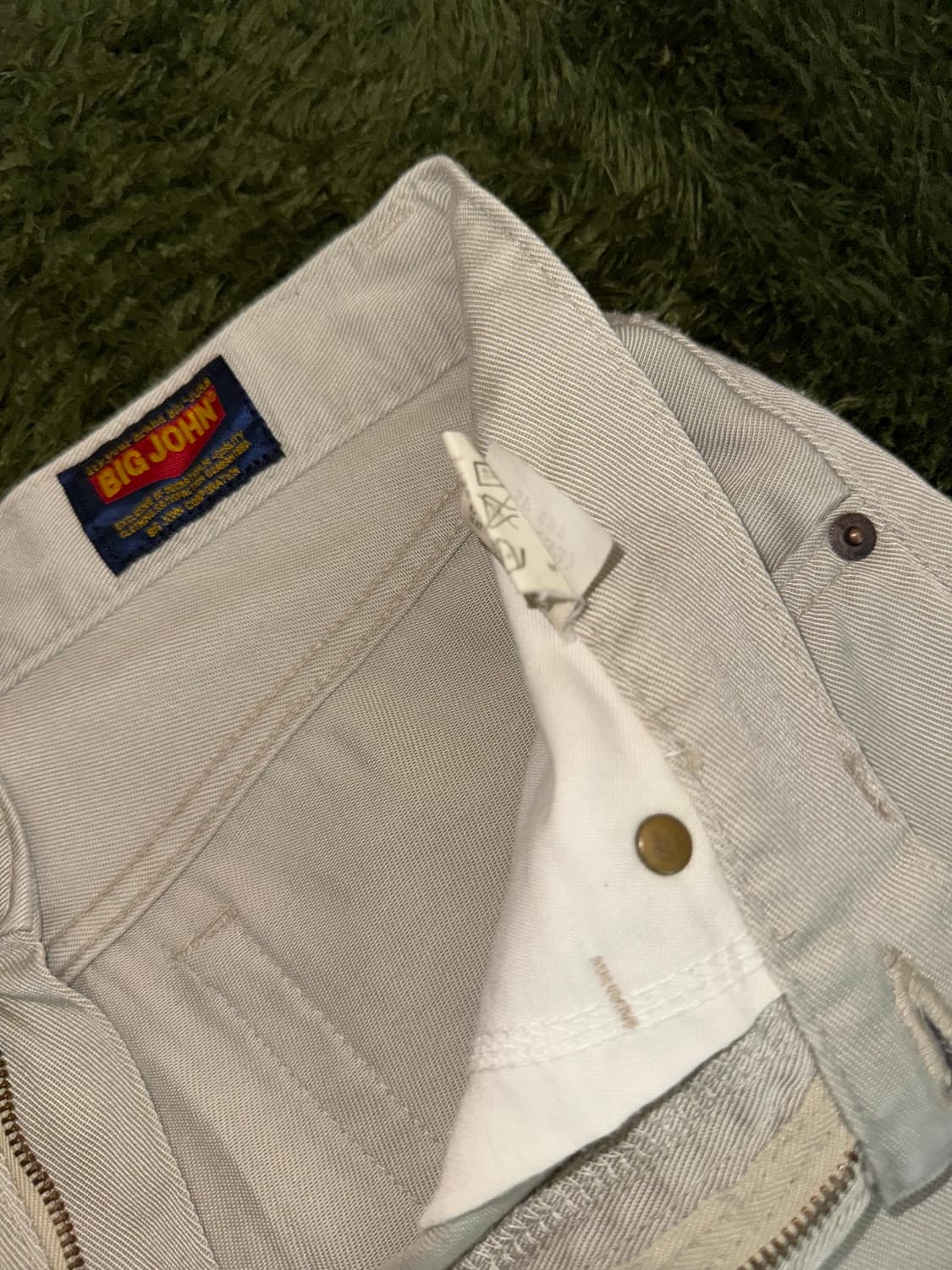 [32] Big John 빅존 코튼 블렌디드 이지 팬츠 베이지 상품이미지4