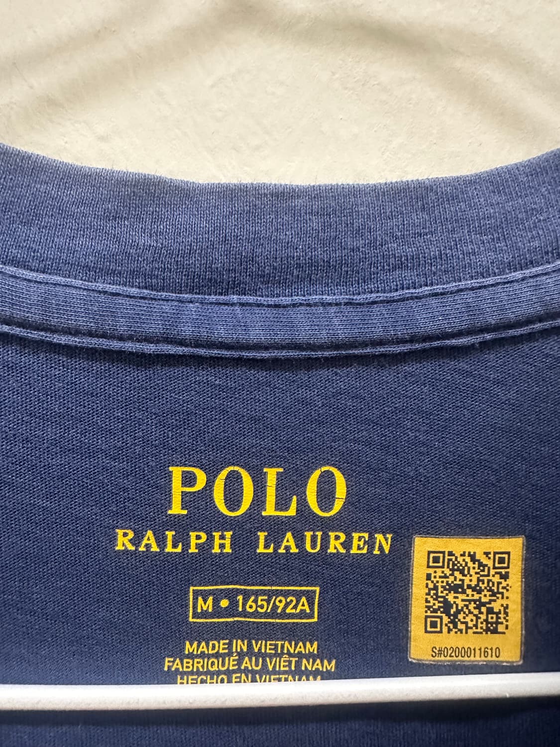 폴로랄프로렌 네이비 베어 반팔 상품이미지2