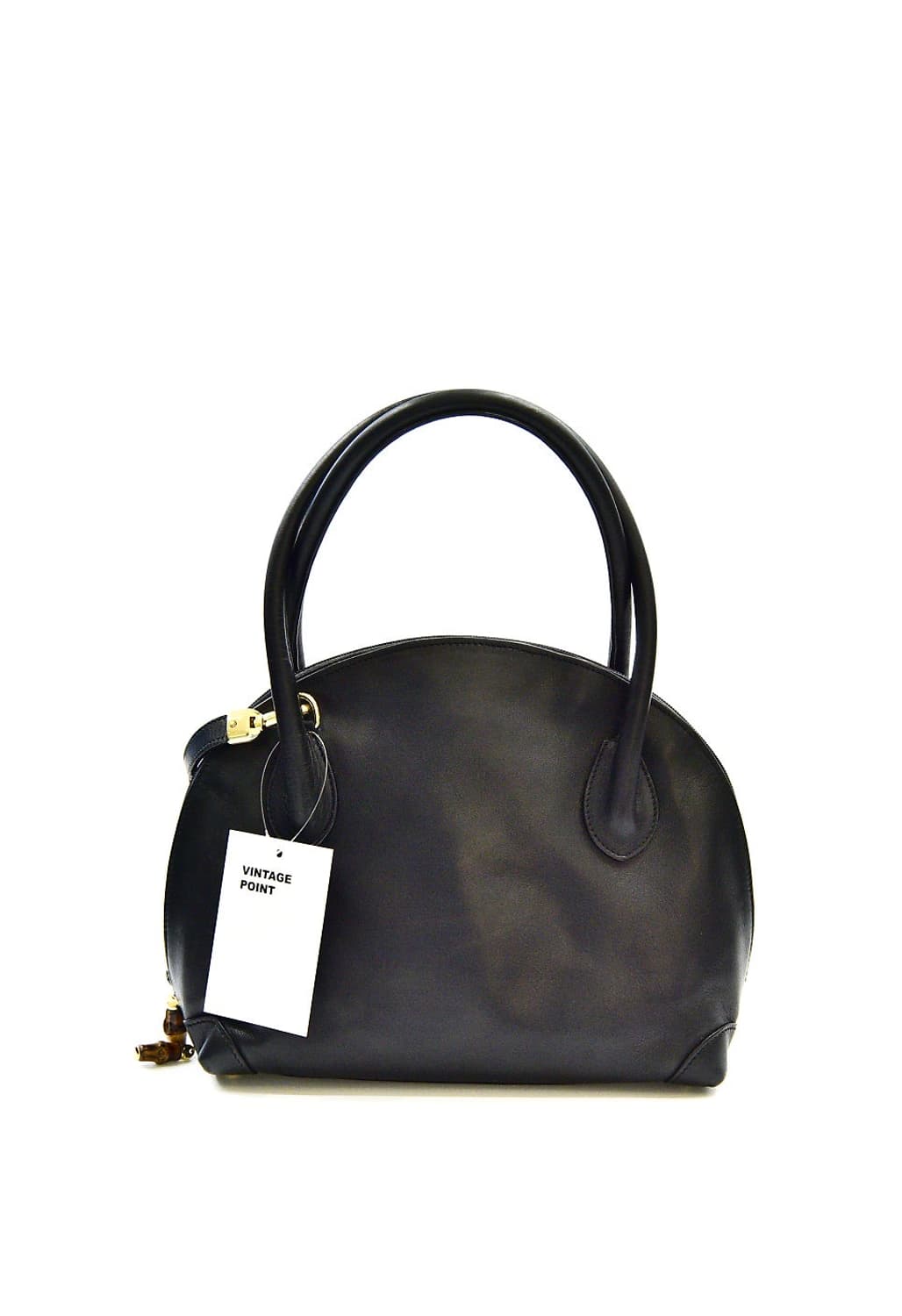 구찌 뱀부 지퍼 레더 투웨이백 (정품) 상품이미지1