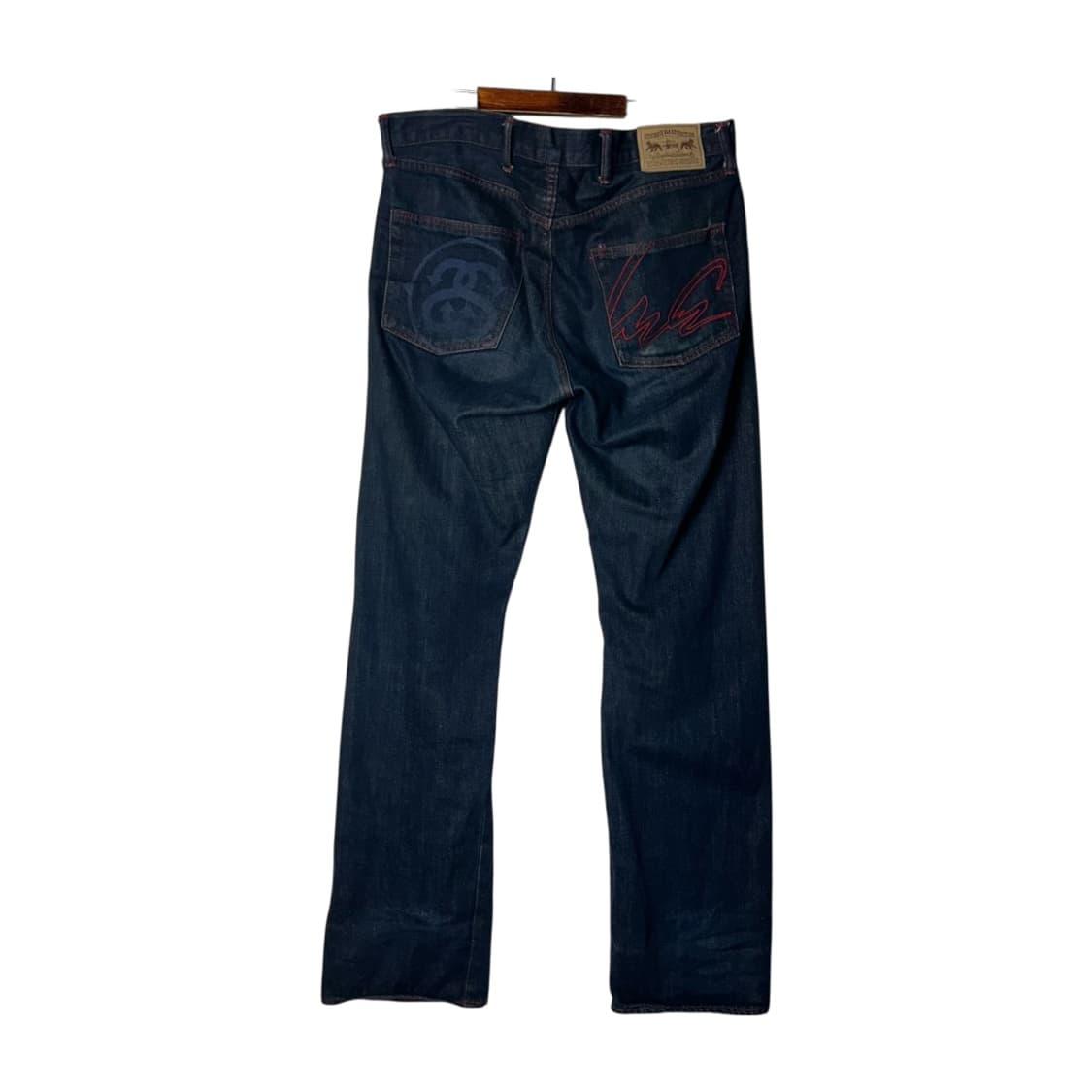 [STUSSY] 스투시 재팬 스티치 로고 데님팬츠 상품이미지1