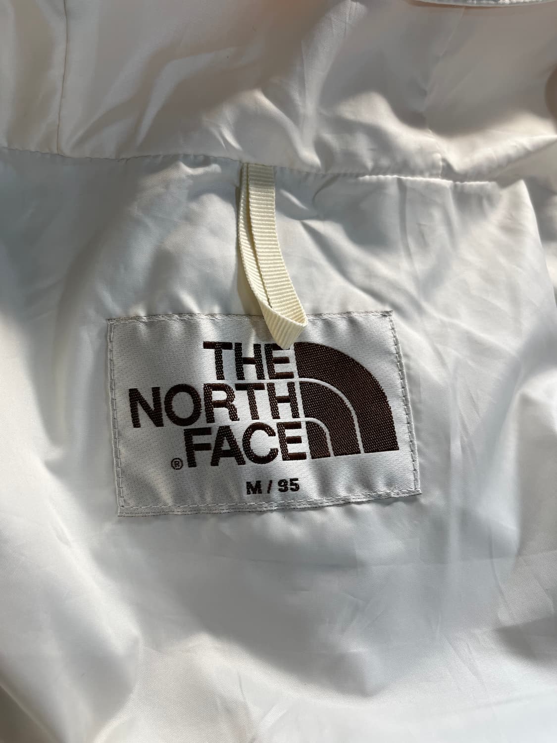 노스페이스 화이트 네오 베이든 바람막이 자켓 M 상품이미지4