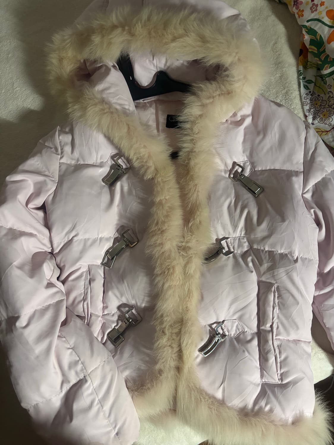 세실맥비 핑크 퍼 패딩 갸루 일브 라떼갸루 빈티지 상품이미지2