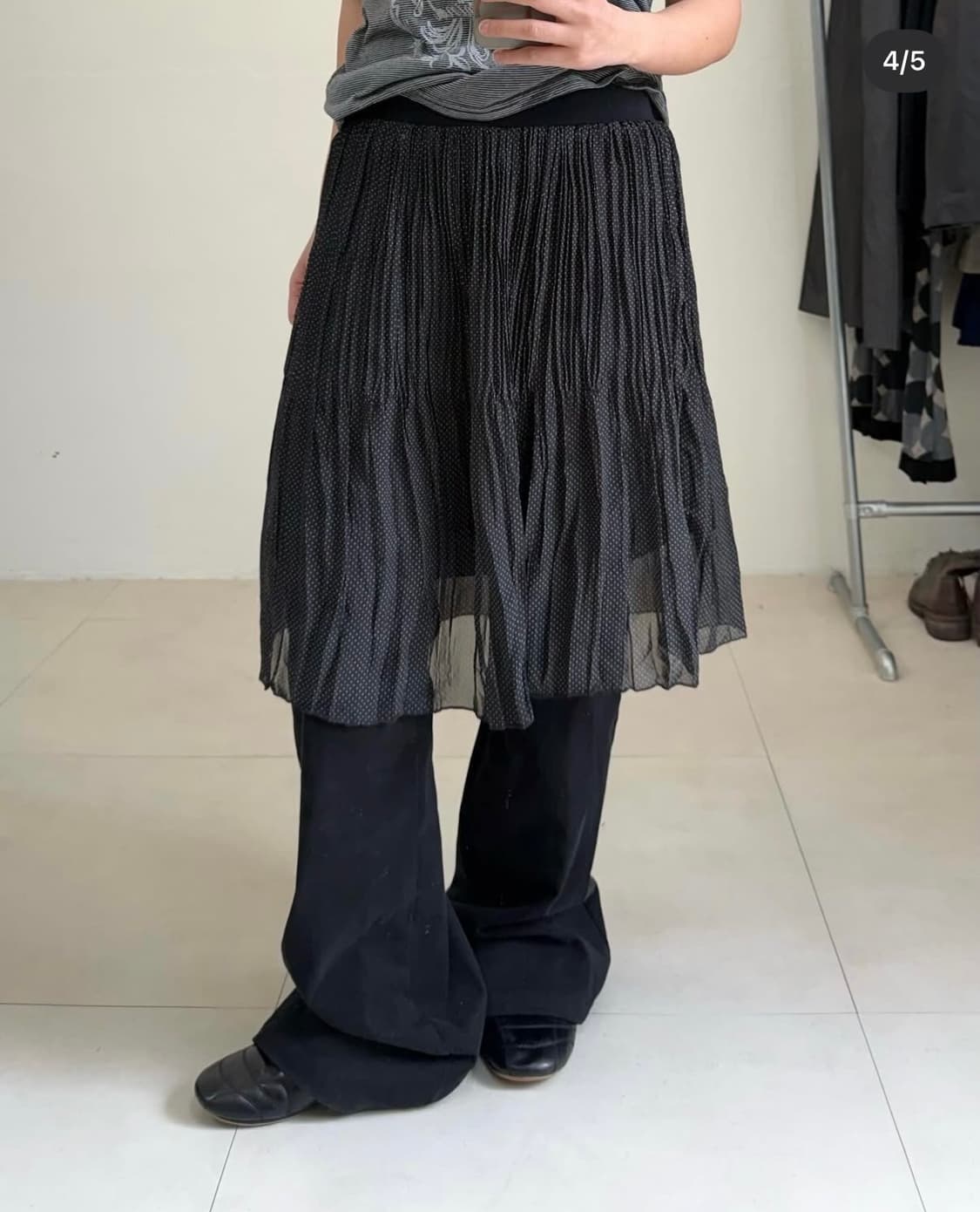 도트 빈티지 스커트 상품이미지3
