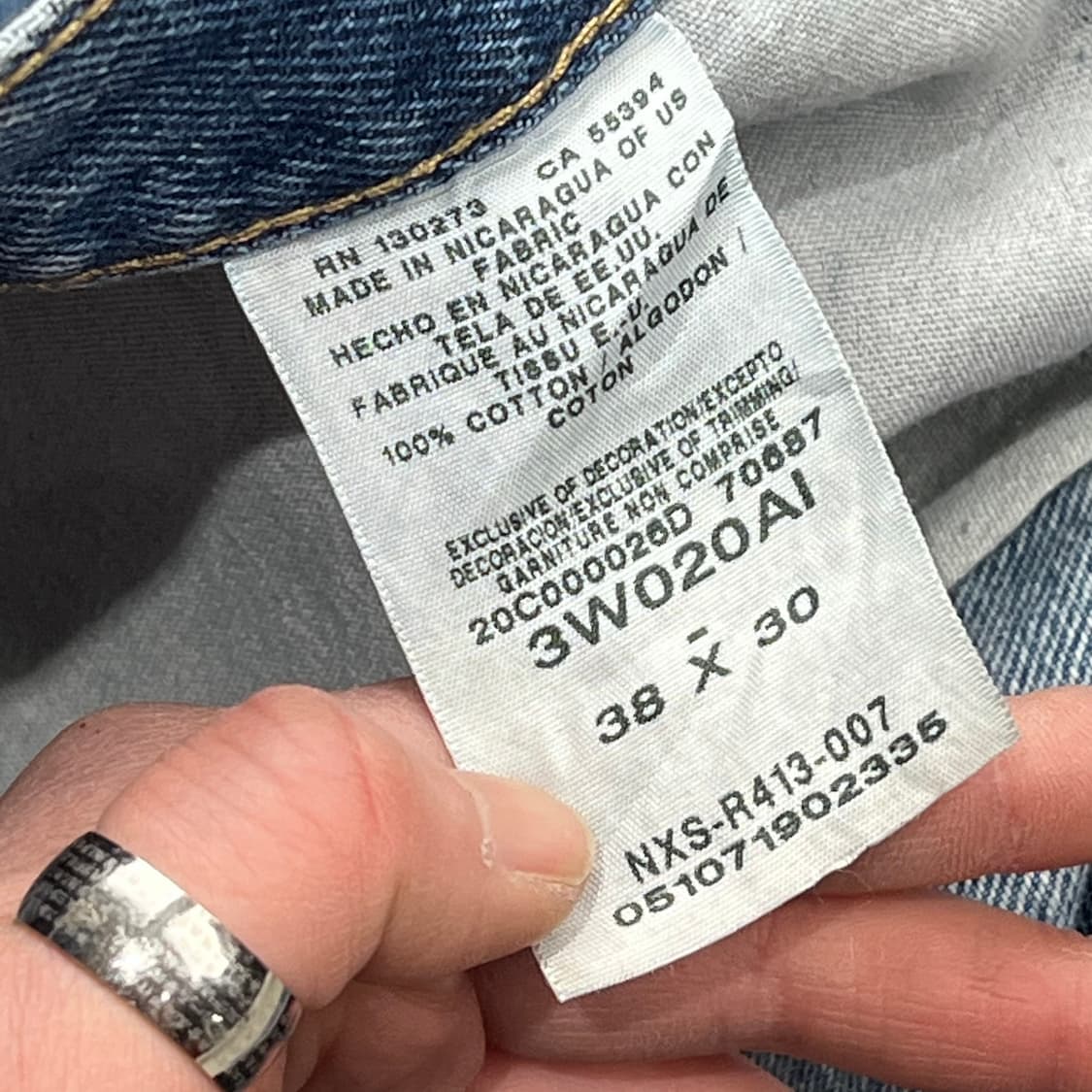 랭글러 워크 카펜터 데님팬츠 s09696 상품이미지8