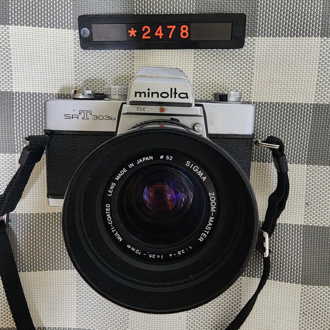 미놀타 sr T 303b 필름카메라 35-70 줌렌즈 실버바디 상품이미지1
