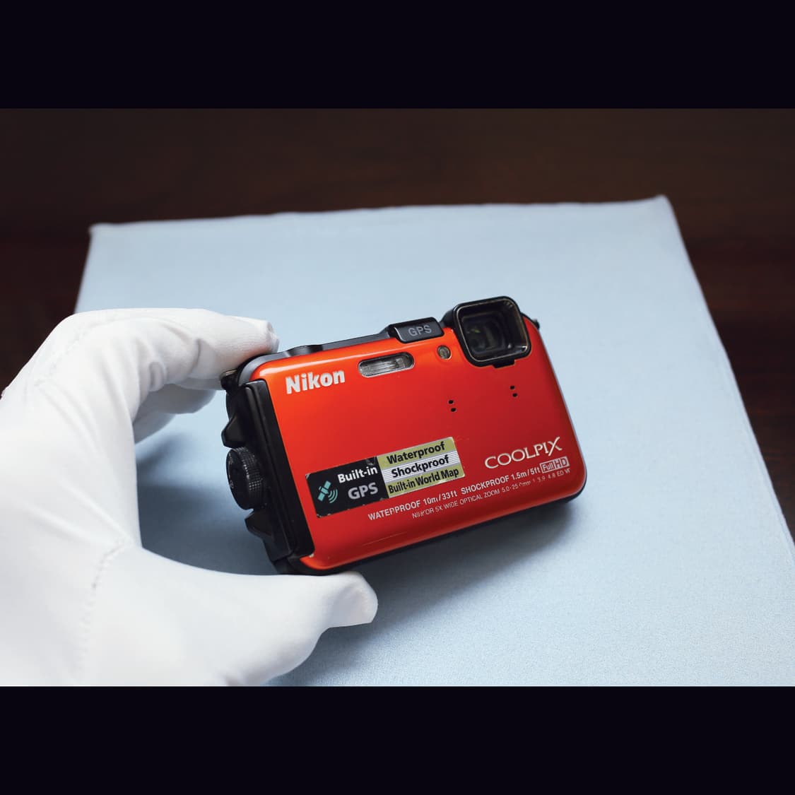 레어<A+급><한글>니콘 쿨픽스 aw100 오렌지 빈티지 디카 상품이미지4