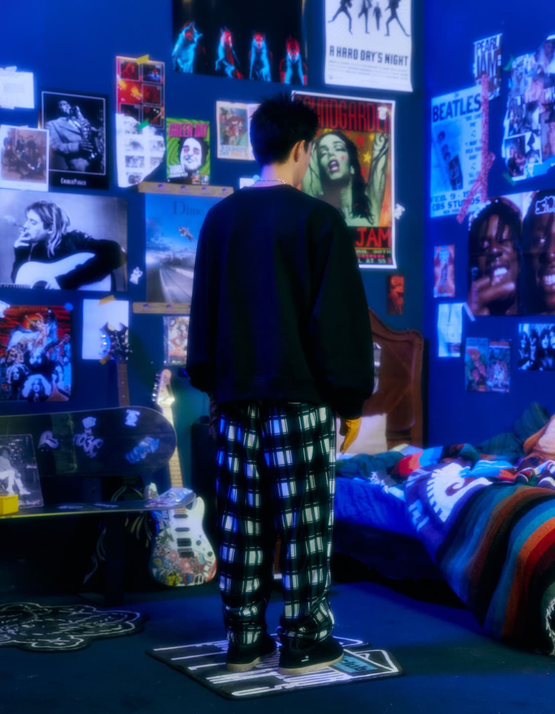 나이스고스트클럽 넘버 트레이싱 스웻셔츠 맨투맨 L 상품이미지4