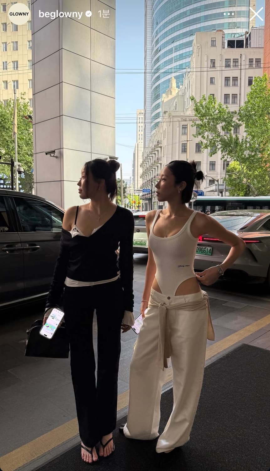바로배송) 글로니 G DEEP V-NECK KNIT (BLACK) 상품이미지5