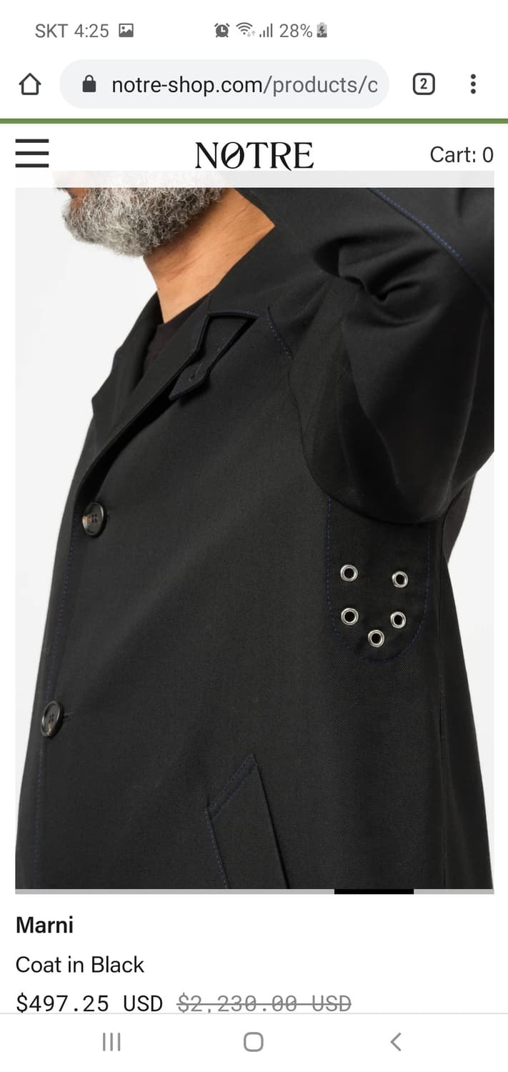 marni 싱글코트 상품이미지4