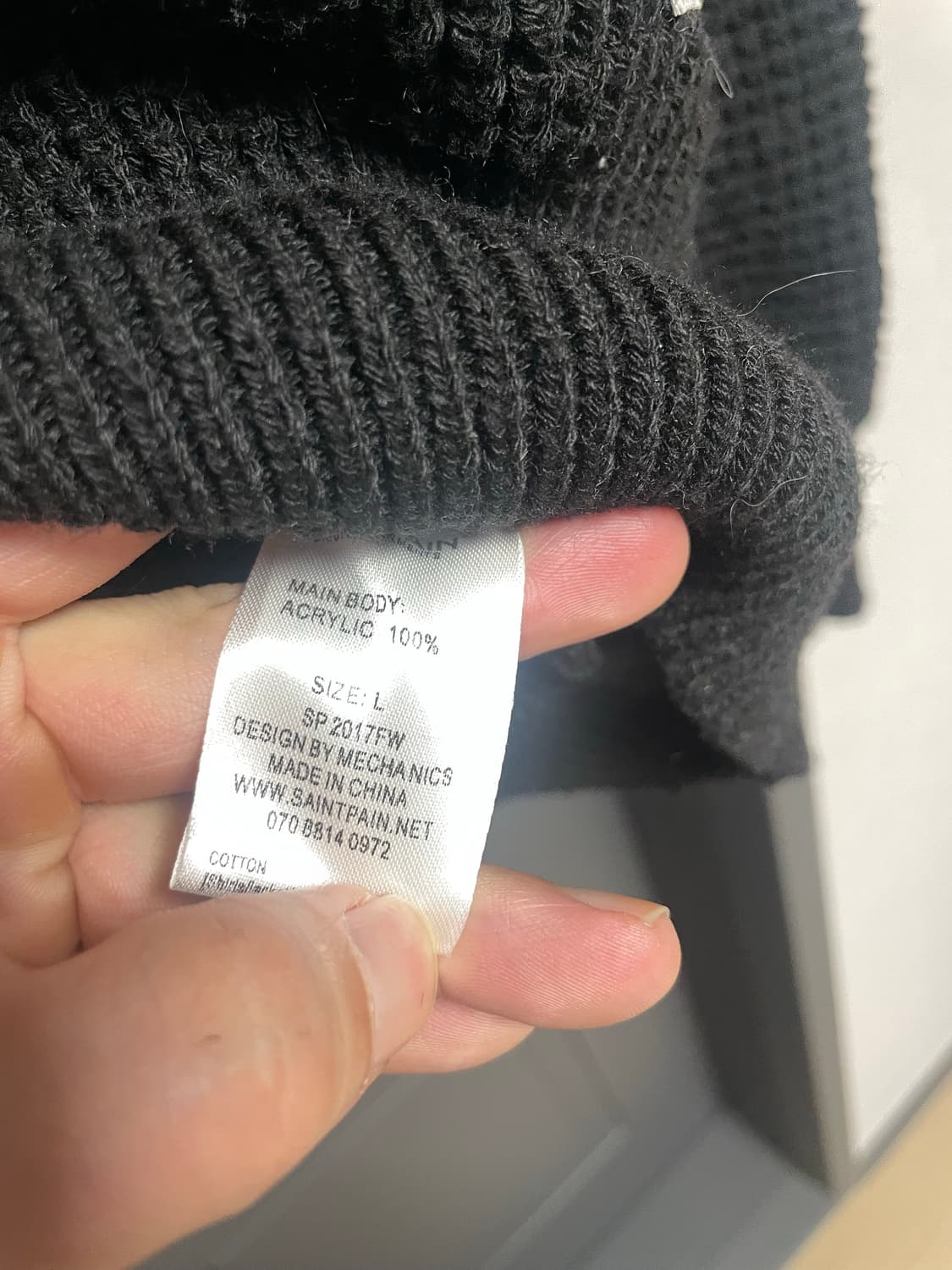 세인트페인 투톤 니트 (L 100-105) 상품이미지2