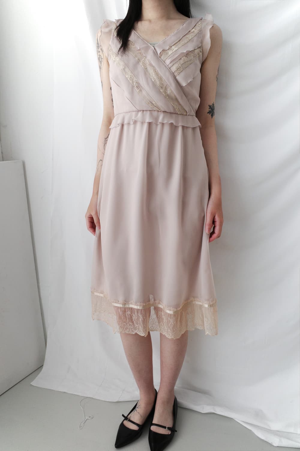frill sleeveless one-piece 상품이미지5