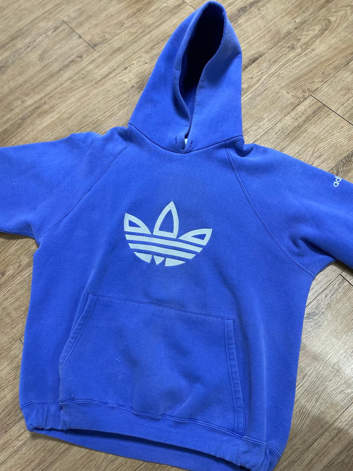 (Rare) 80s adidas trefoil hoodie 상품이미지2