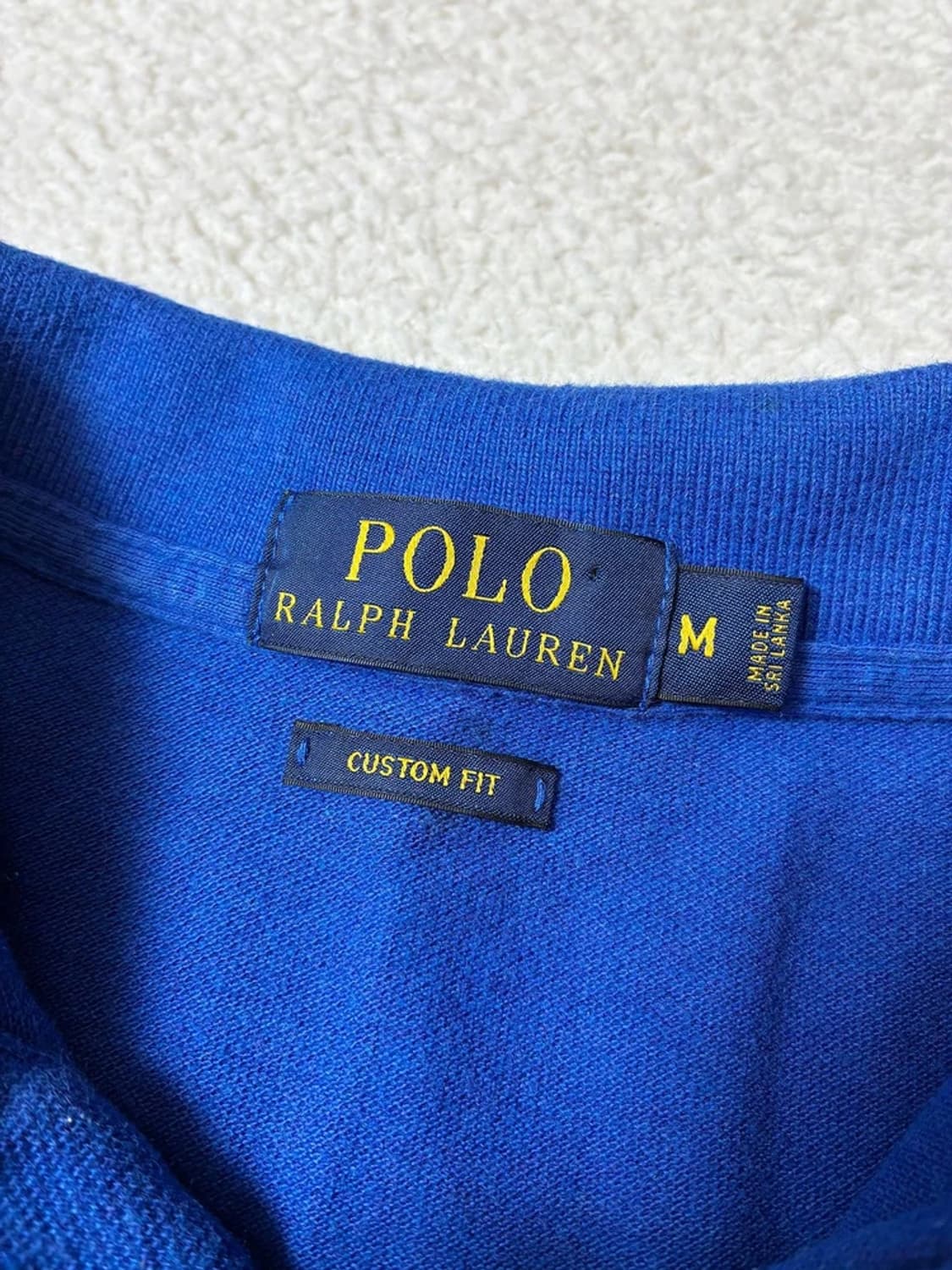 폴로 랄프로렌 커스텀핏 포니 로고 카라 롱슬리브PN7182 상품이미지7