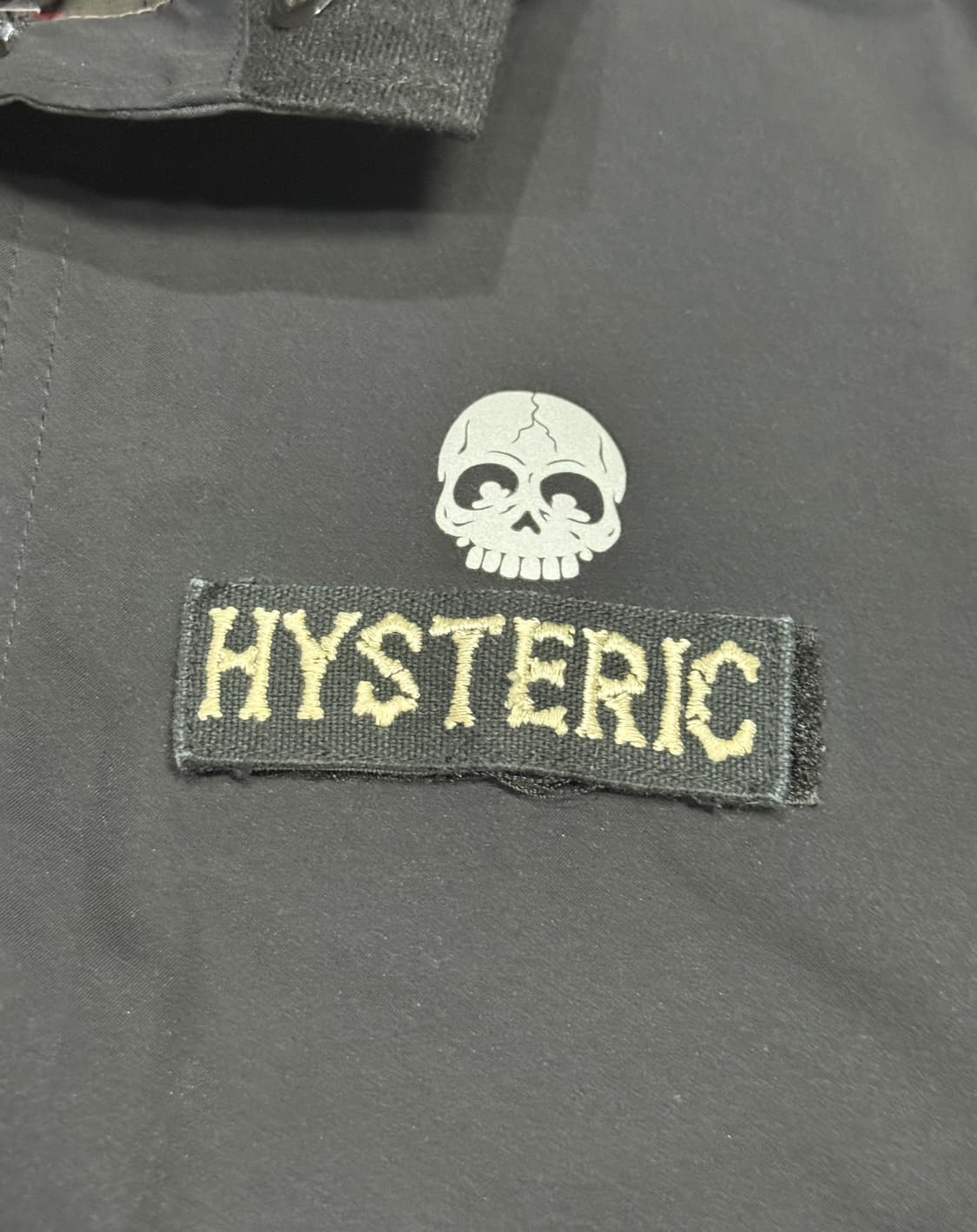 히스테릭 글래머 고어텍스 해골 로고 패치 바람막이 후드집업 자켓 상품이미지3