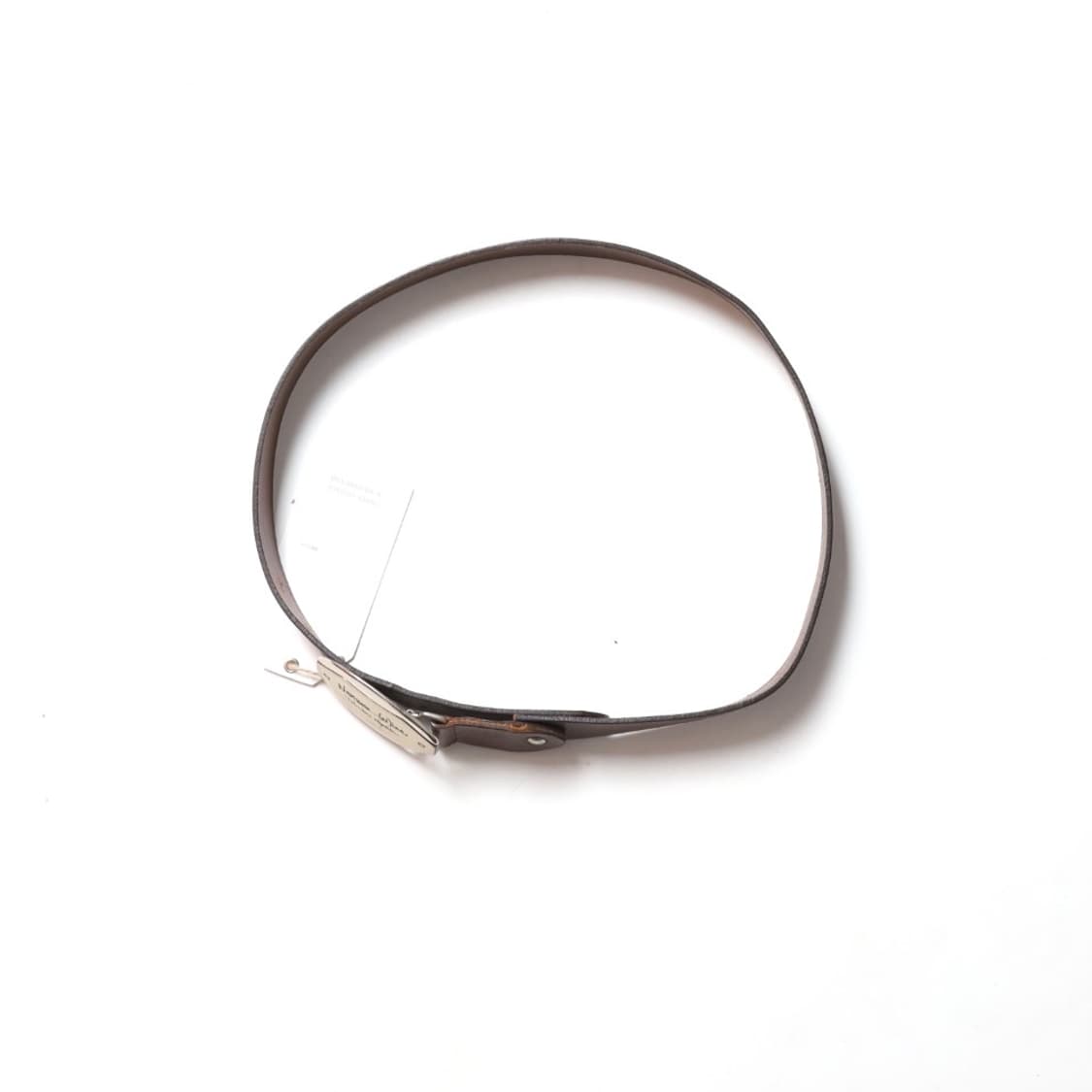 넘버나인 NUMBER (N)ine Buckle Brown Belt   상품이미지4