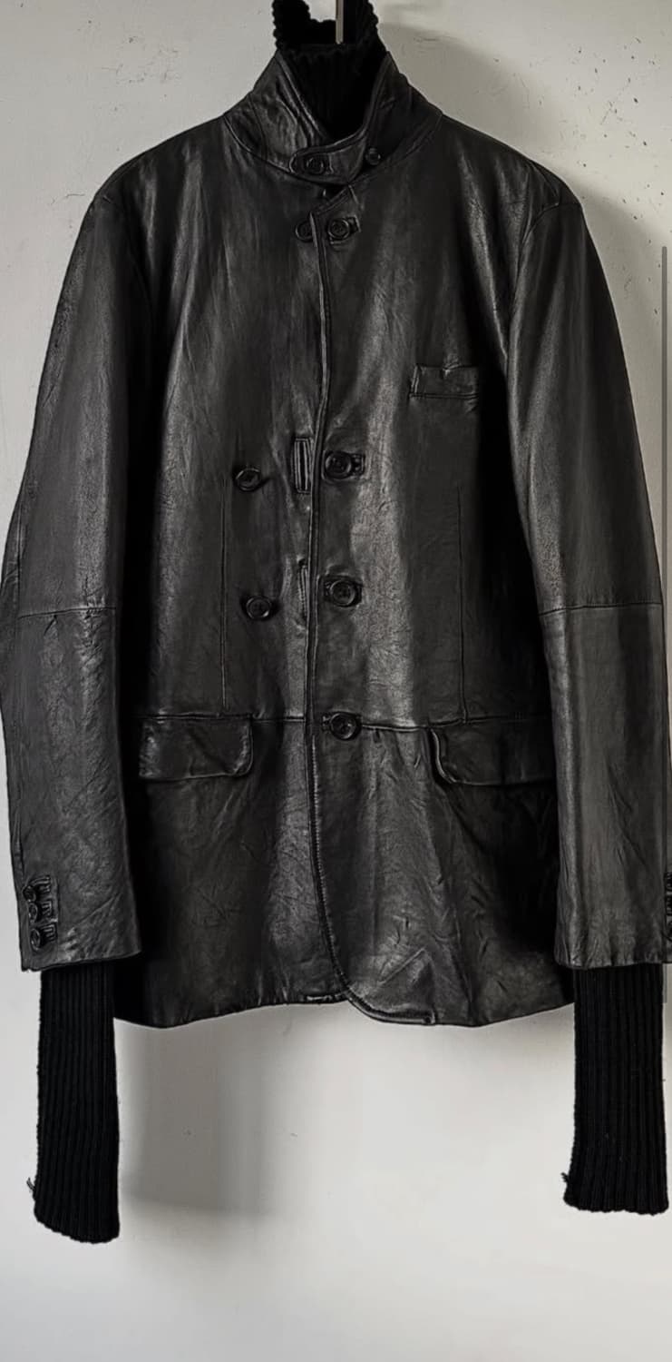 요지야마모토 뿌르옴므 10AW Leather Button Jaket 상품이미지7