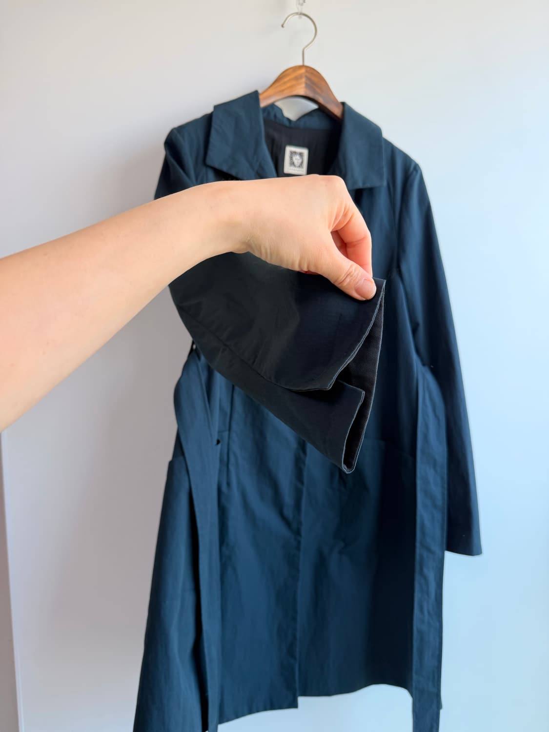 앤클라인(Anne Klein) 네이비 트렌치코트 상품이미지3