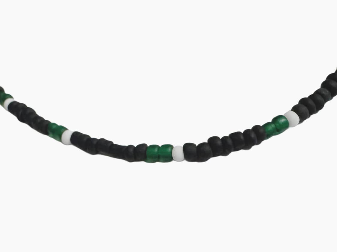 Ellavo green edge bead necklace 상품이미지4