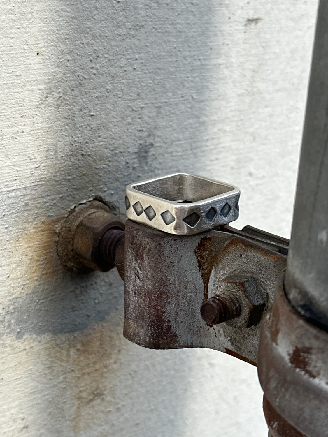 Rhombus Square Karen Silver Ring 상품이미지1