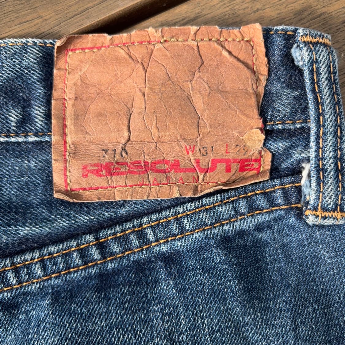 Resolute 710 셀비지 데님 팬츠 (일본 생산) 상품이미지9