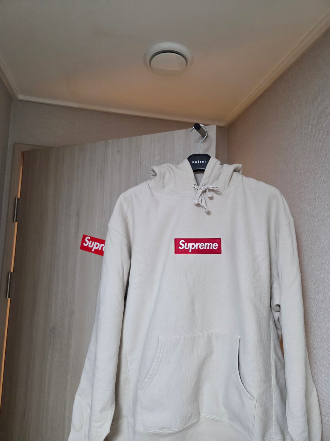 슈프림 24fw 박스로고 후드 [스톤/XL] 상품이미지1