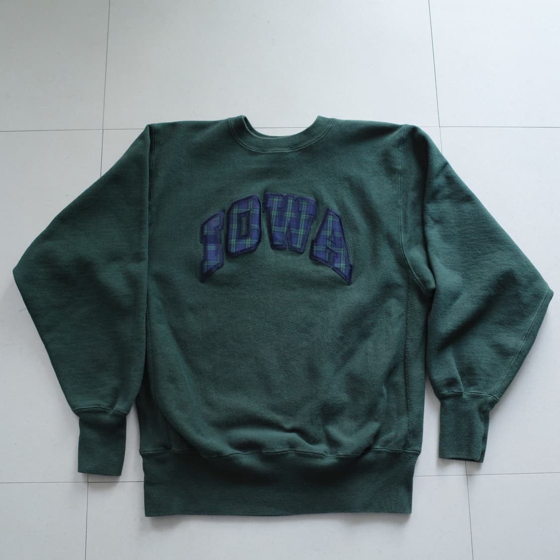 90s 챔피온 리버스위브 아이오와 맨투맨 L 미국생산 상품이미지1