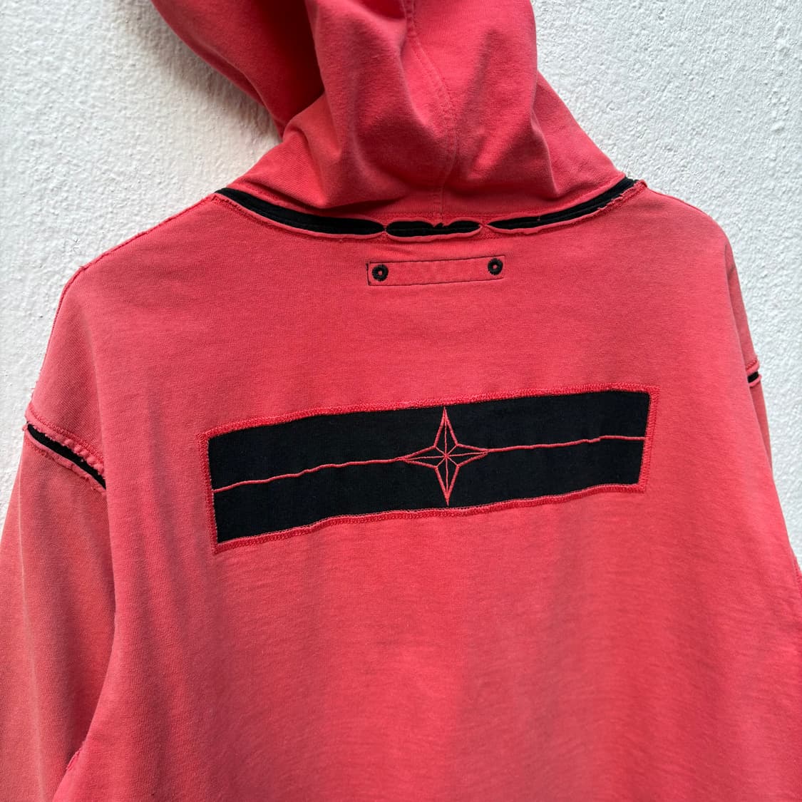 스톤아일랜드 데님스 코랄 디스트레스 후디 집업 상품이미지8