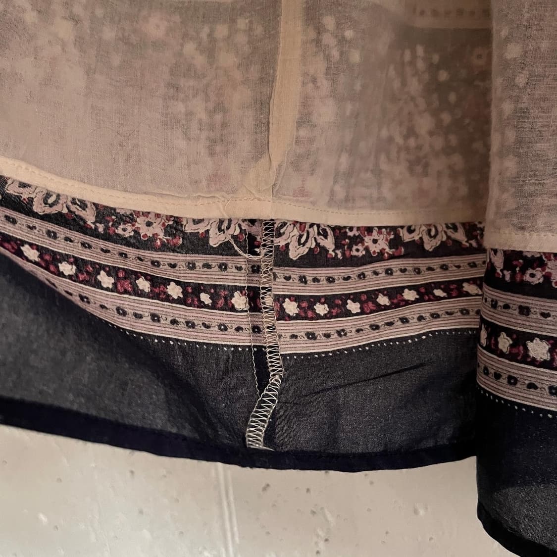 에스닉 패턴 롱 원피스 상품이미지7