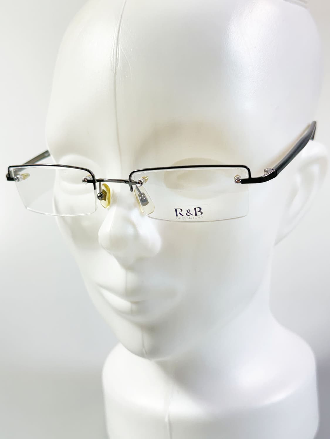 R&B EYEWEAR 반무테 스퀘어 메탈 빈티지 안경 상품이미지8