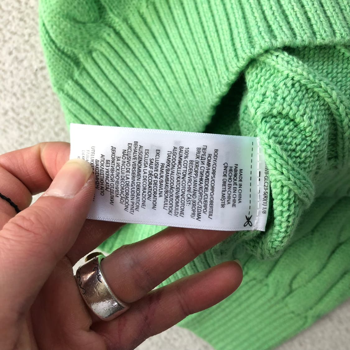 폴로랄프로렌 꽈배기 니트 상품이미지6