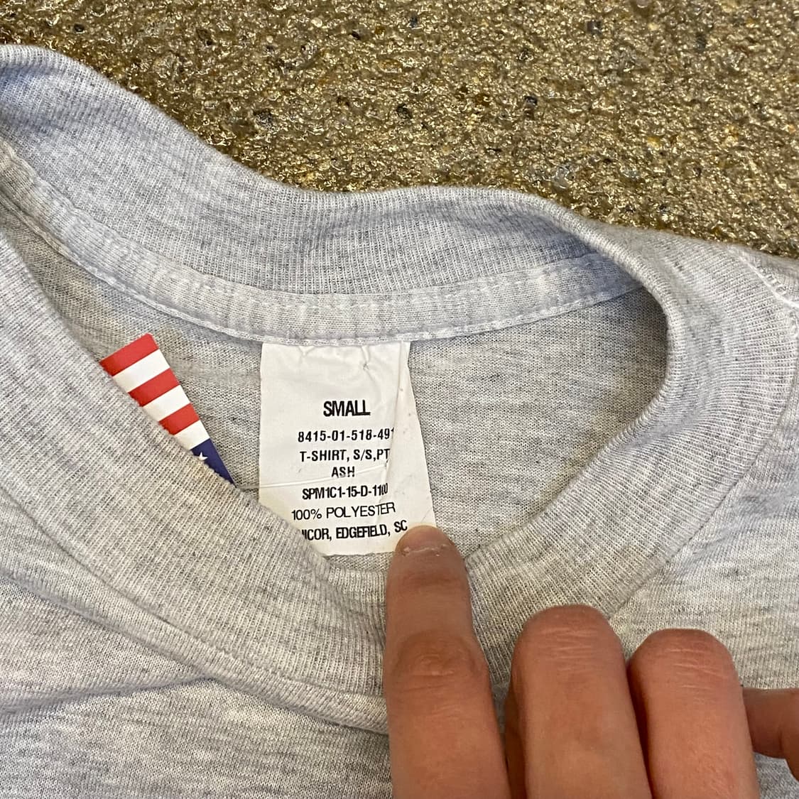 미국 빈티지 공군 밀리터리 아미 에어포스 반팔티 군복 티셔츠 S 상품이미지3