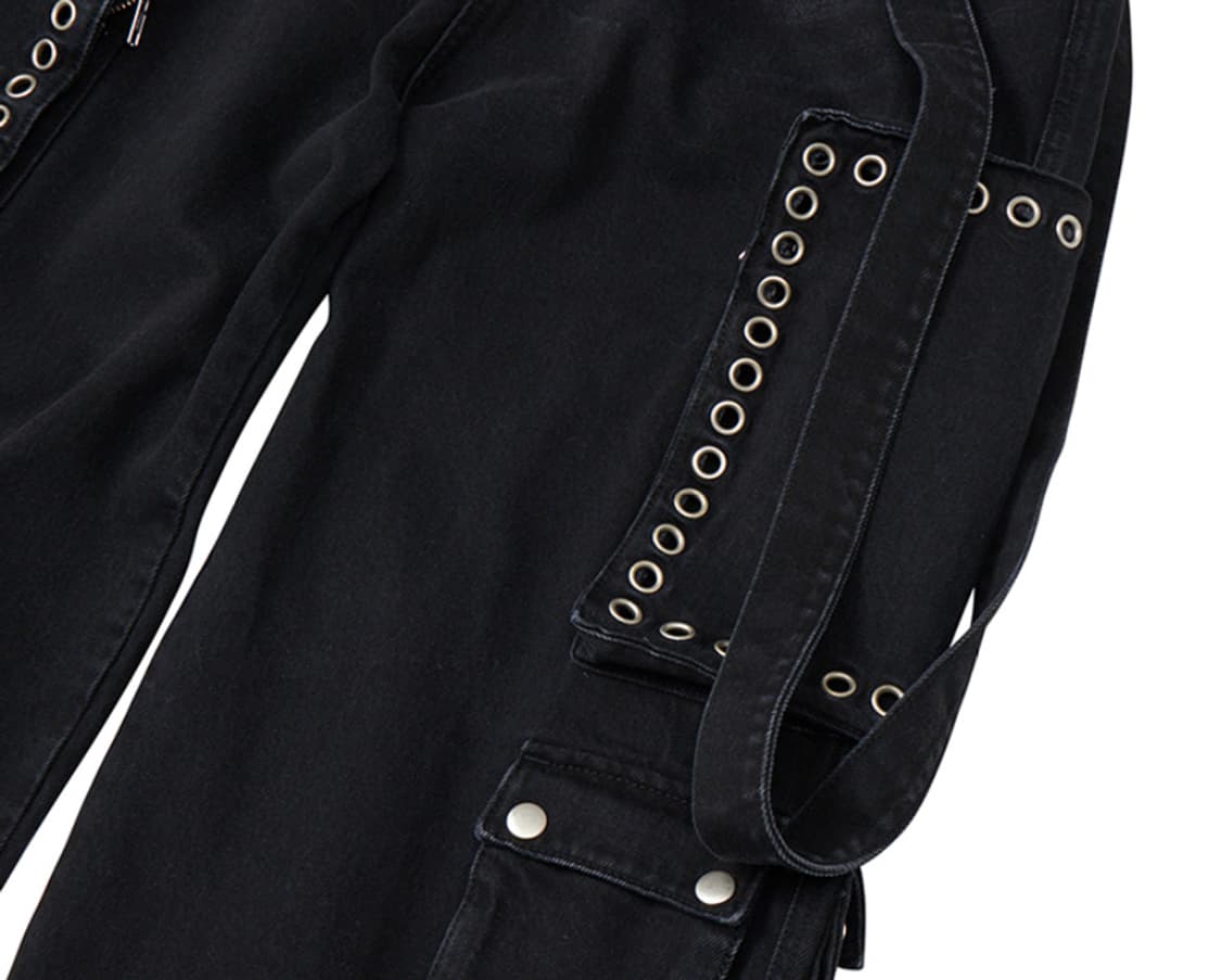 틸던 본디지 카고팬츠 블랙 미듐 상품이미지4