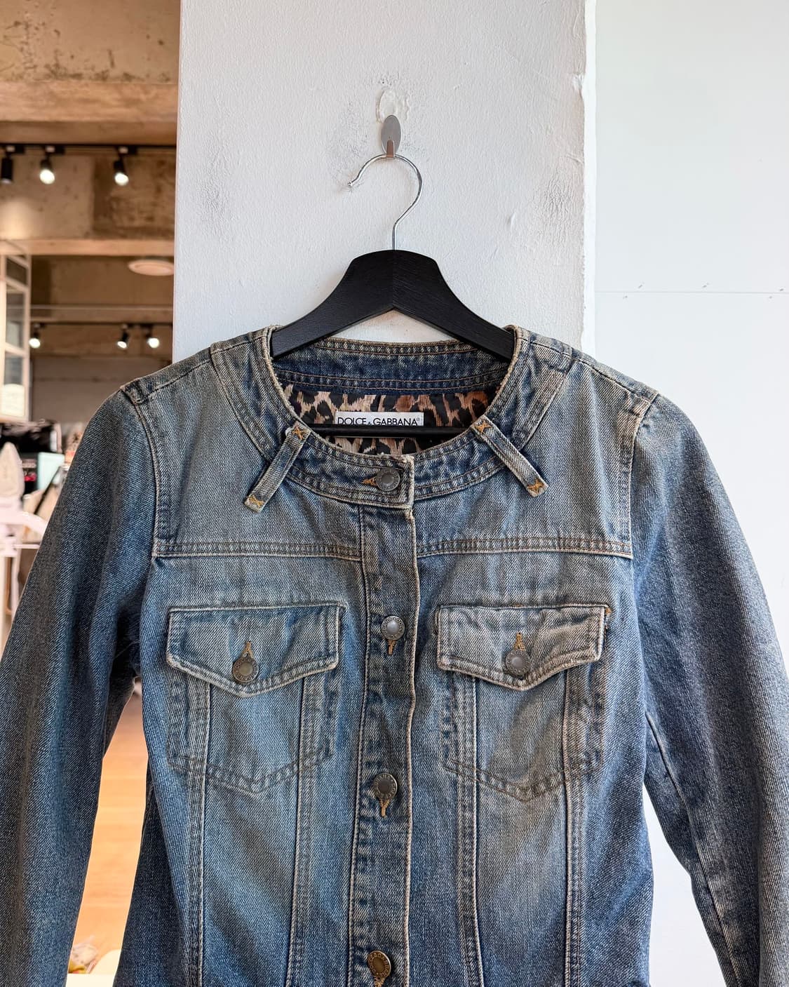 돌체앤가바나 데님 00s 크롭 자켓  상품이미지3