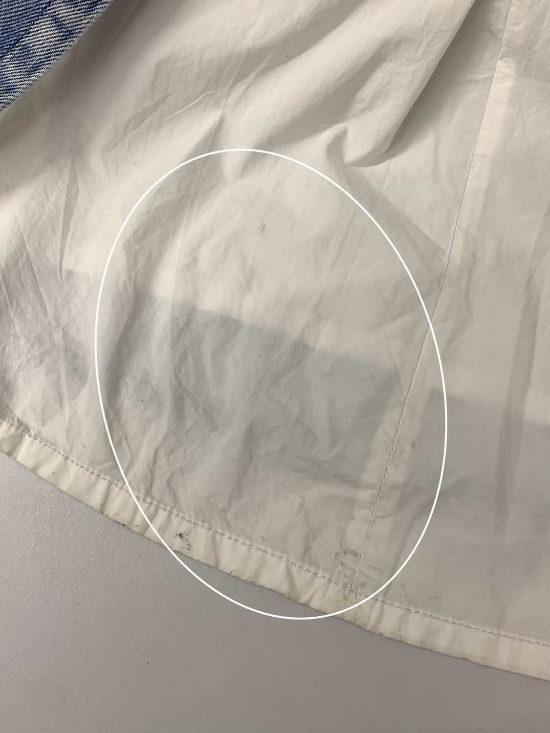MM6 메종마르지엘라 연청 데님 롱 스커트 상품이미지9