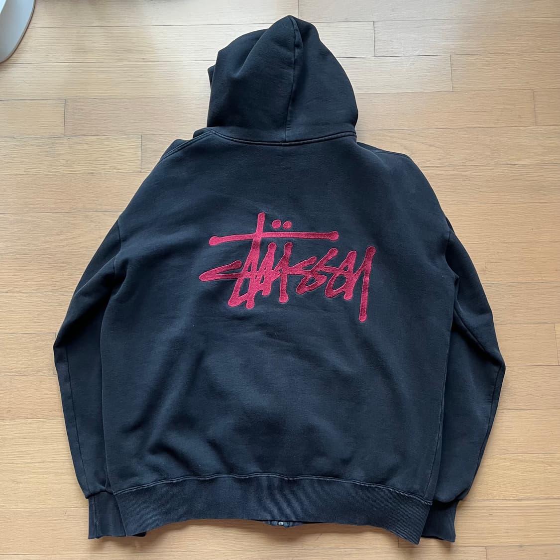 올드 스투시 후드 집업 미국제조 Made in USA 상품이미지2