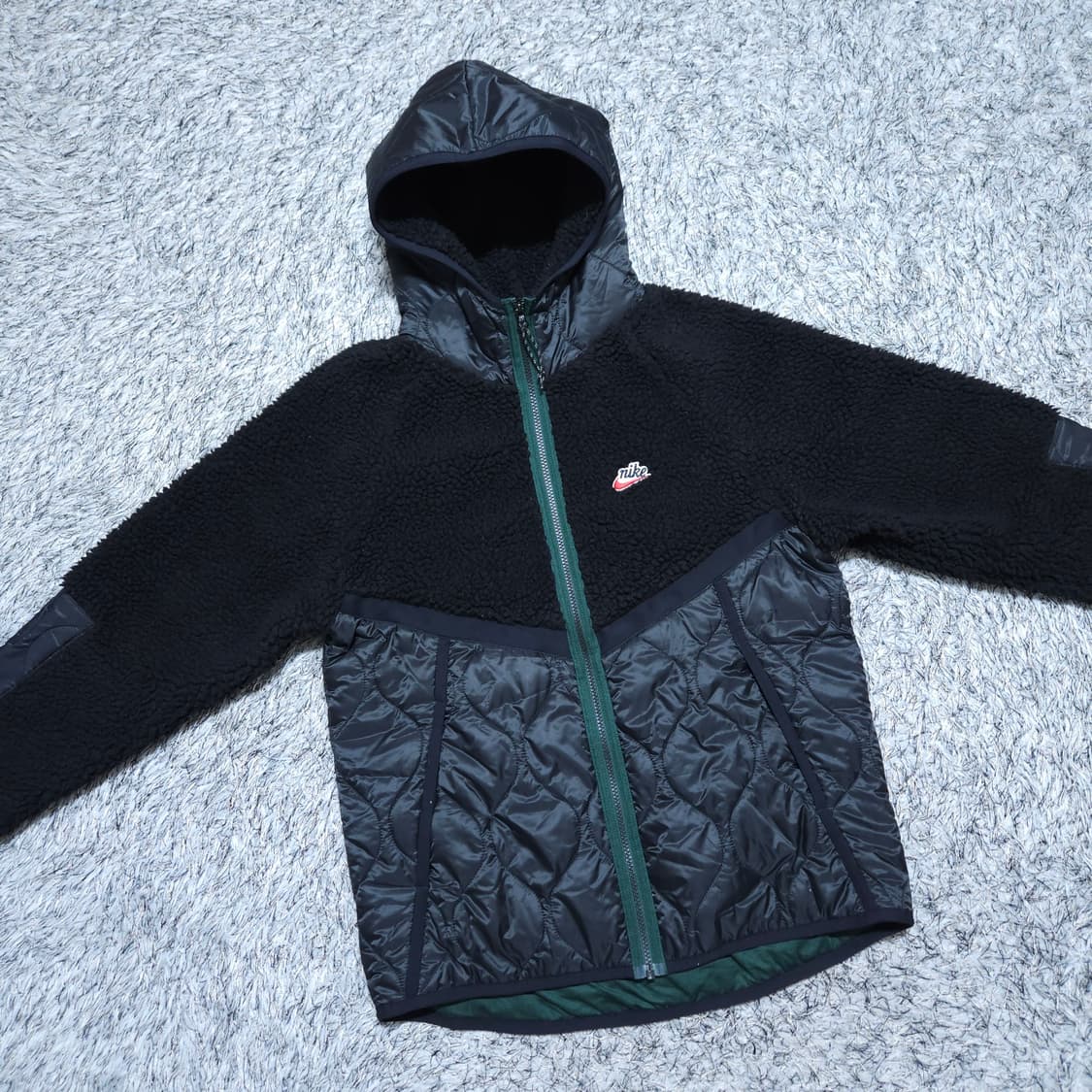 나이키) L 남자 헤리티지 쉐르파 양털퀄팅자켓 / 왕눈이샵 상품이미지2