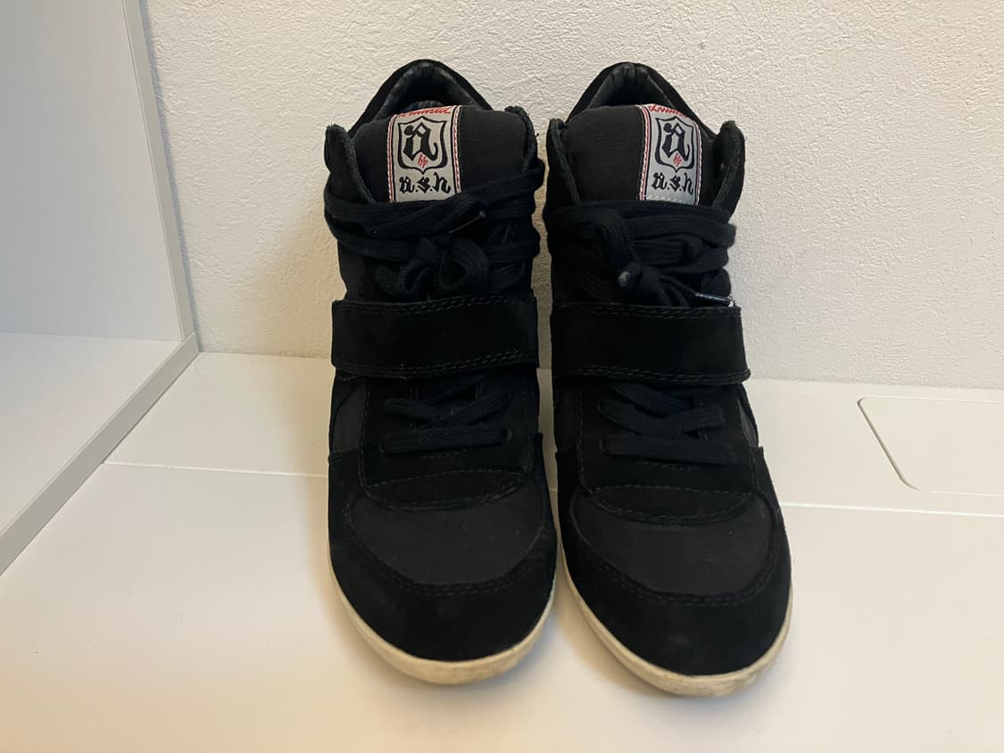 Ash 아쉬 블랙 웨지힐 운동화 y2k 오네갸루 상품이미지5