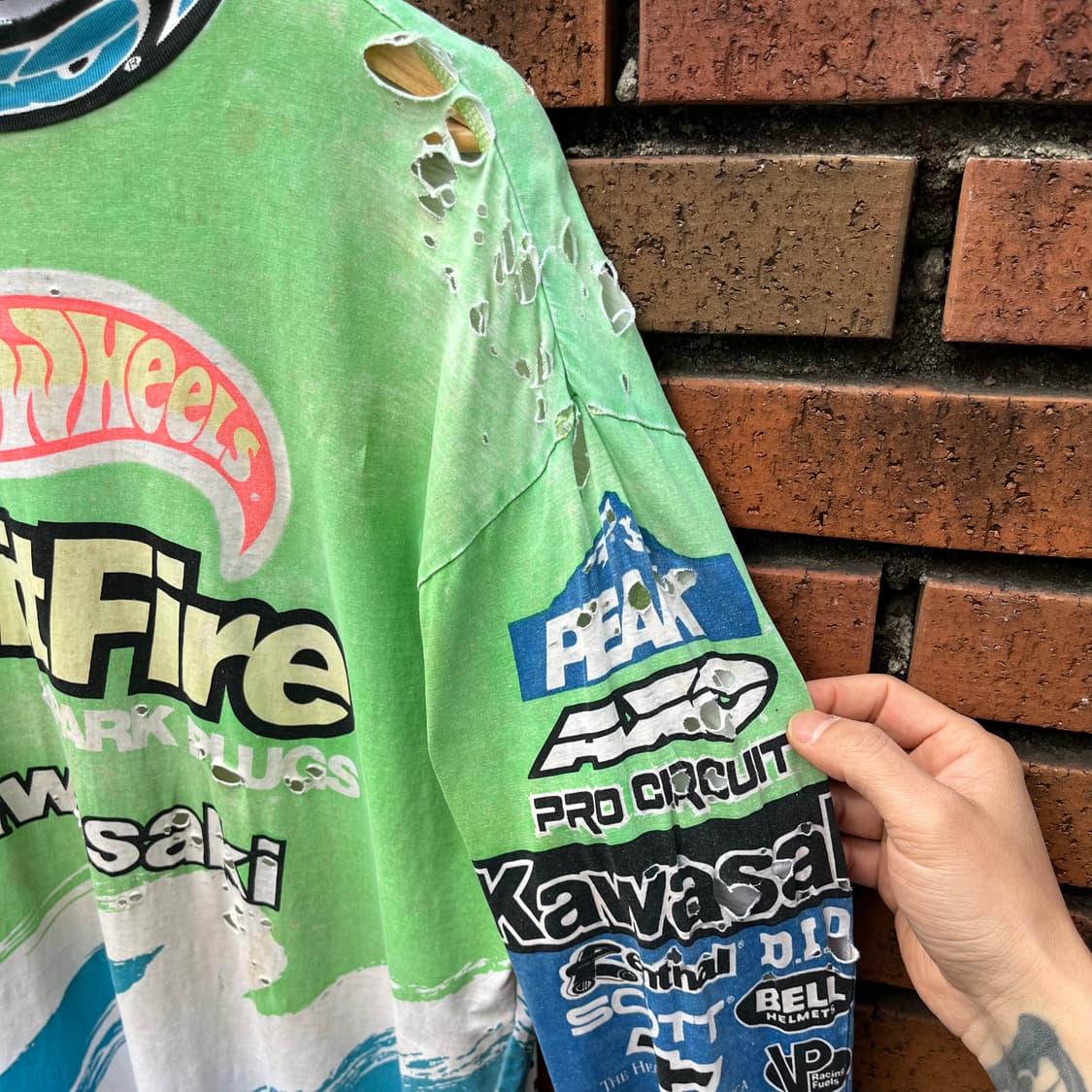 90s 가와사키 모토크로스 져지 (105) 상품이미지3