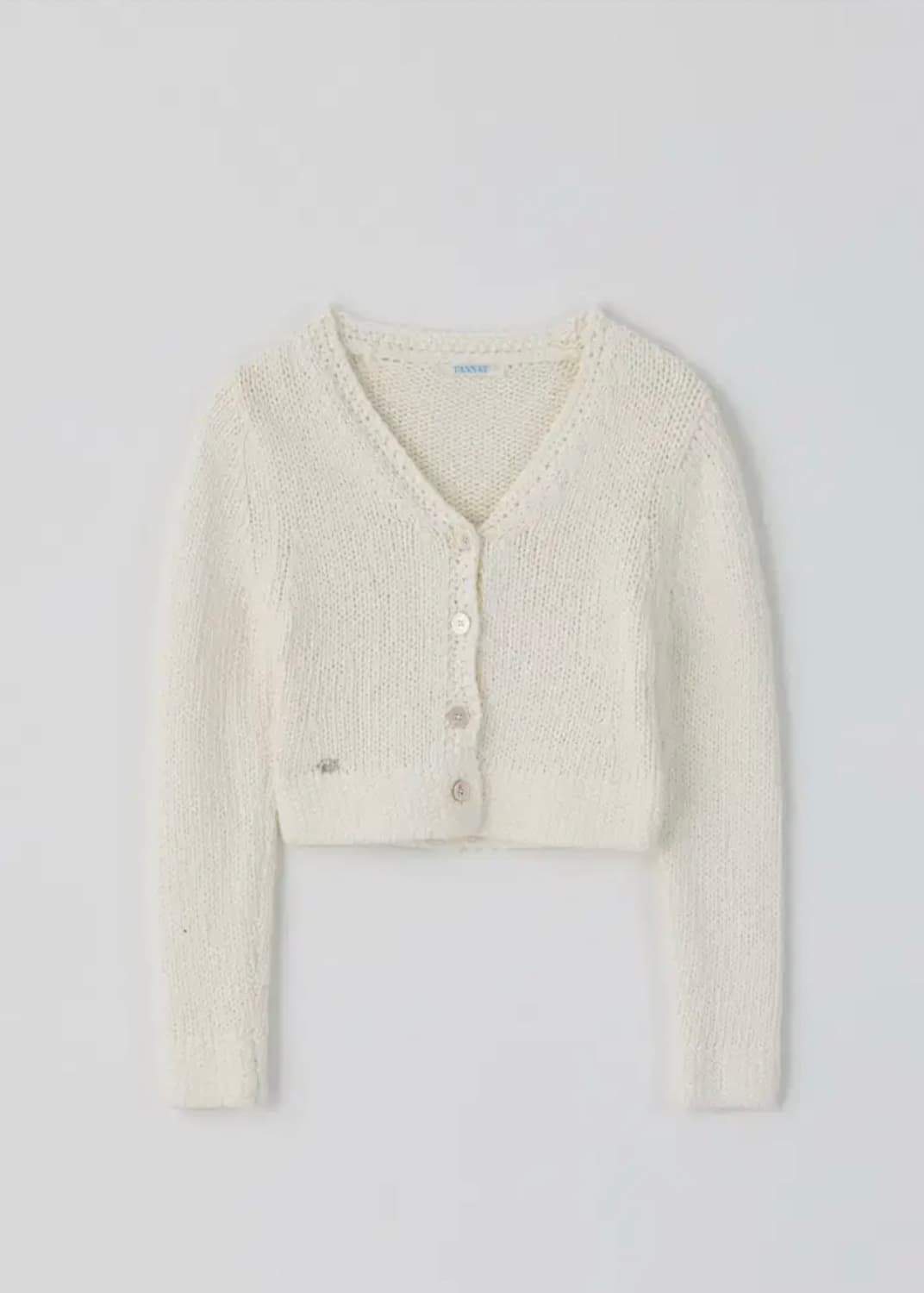 (택새상품)타낫 베아 크롭 가디건 화이트 vea crop cardigan 상품이미지1