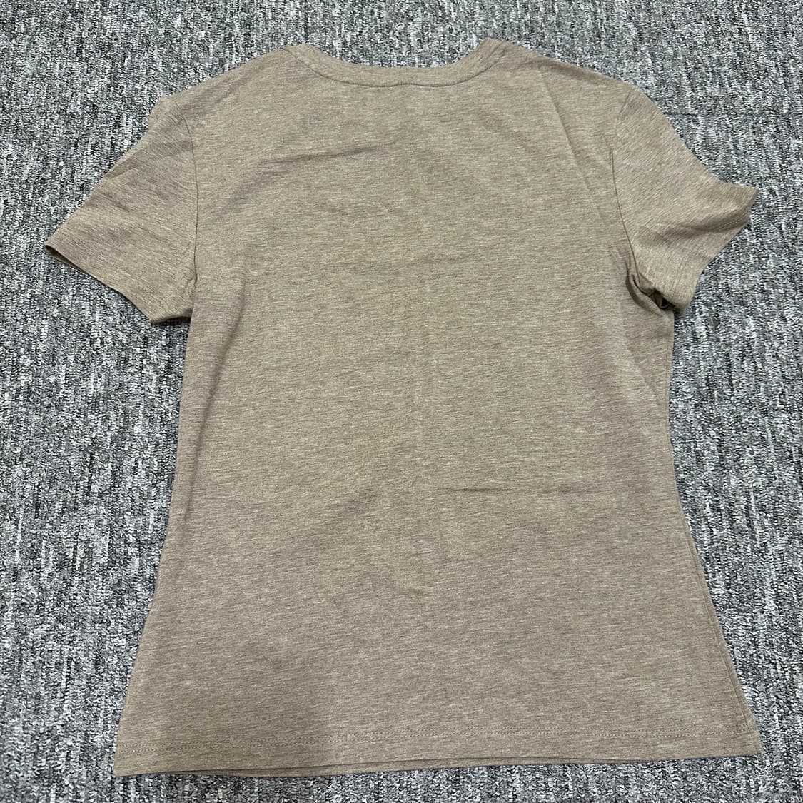 Cos 코스 슈렁큰 반팔 티셔츠 오트 멜란지 상품이미지5