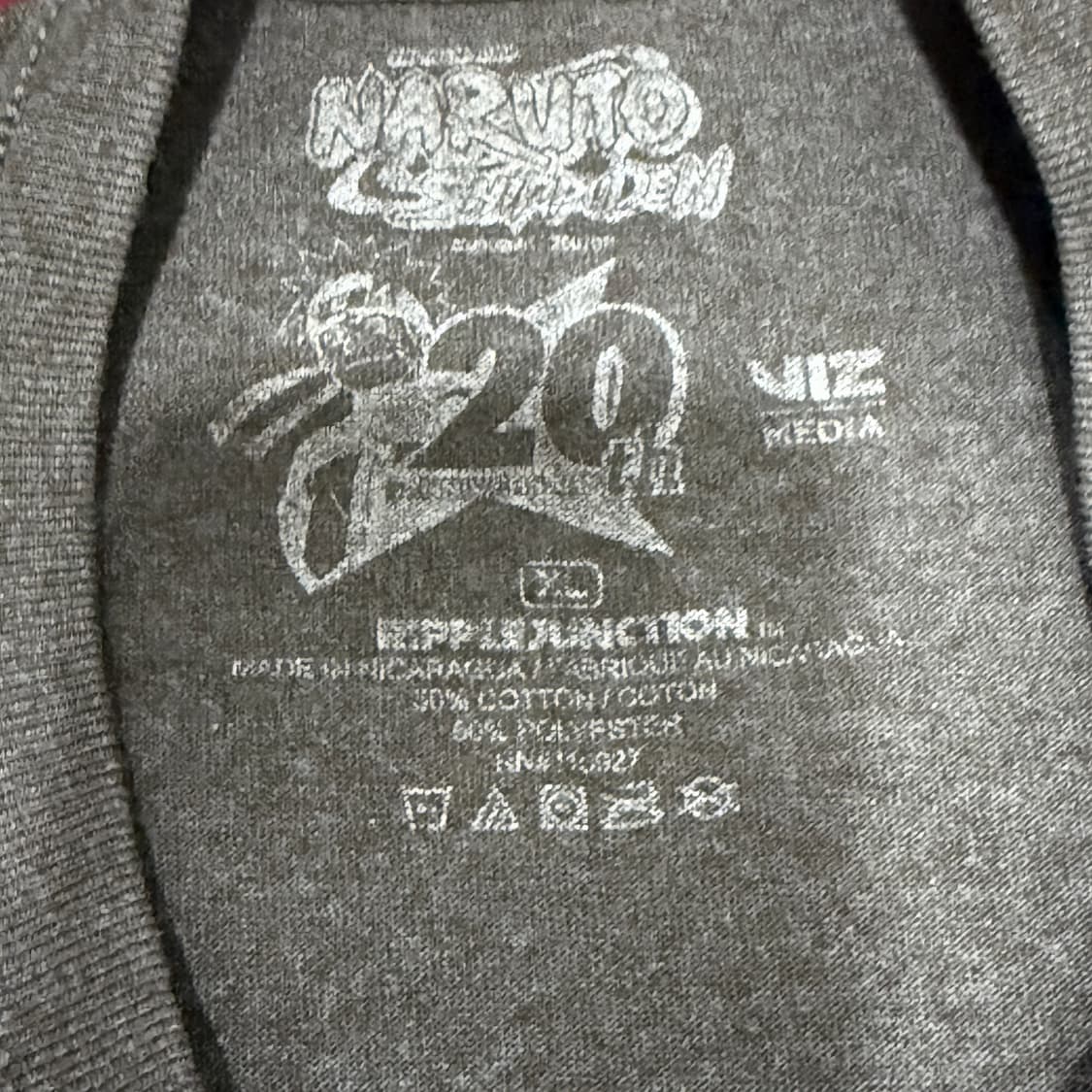 나루토 20주년 아카츠키 오피셜 티셔츠 상품이미지5
