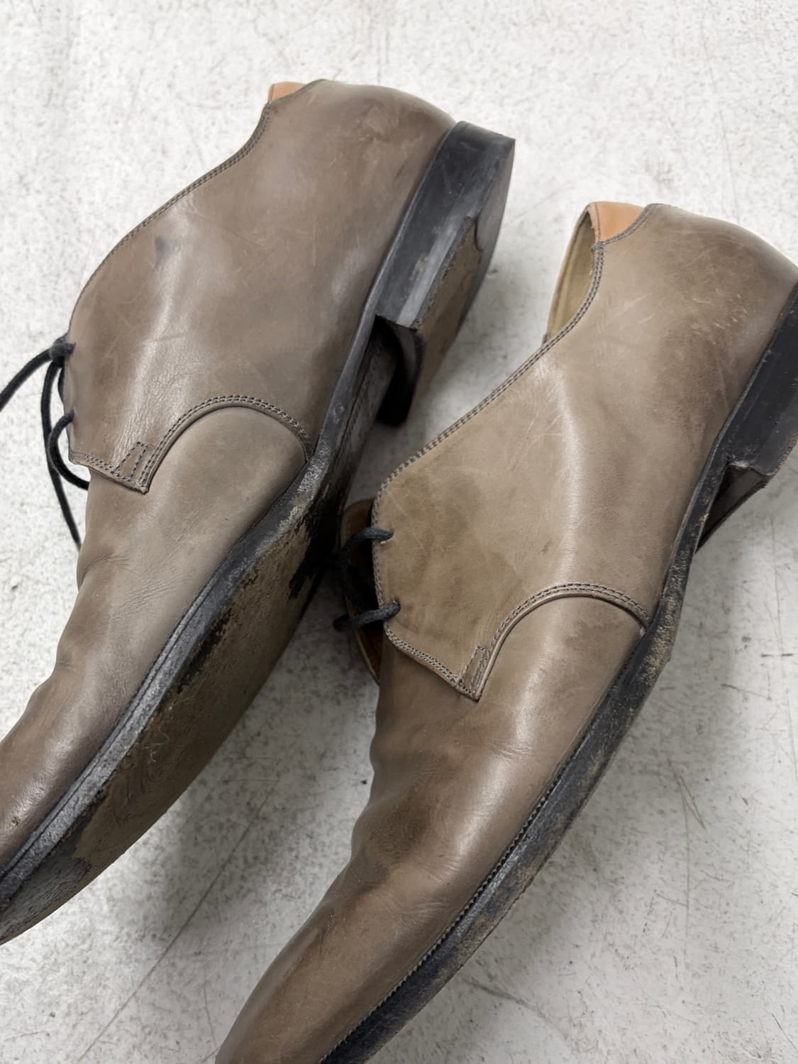 알랙산더 맥퀸 워시드 레더 슈즈 상품이미지2