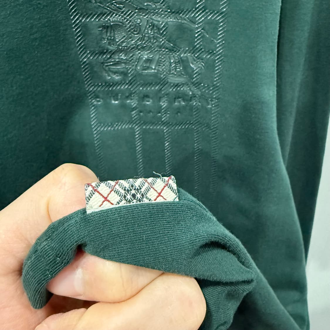 XL 버버리 Burberry 롱슬리브 긴팔 티셔츠 상품이미지4