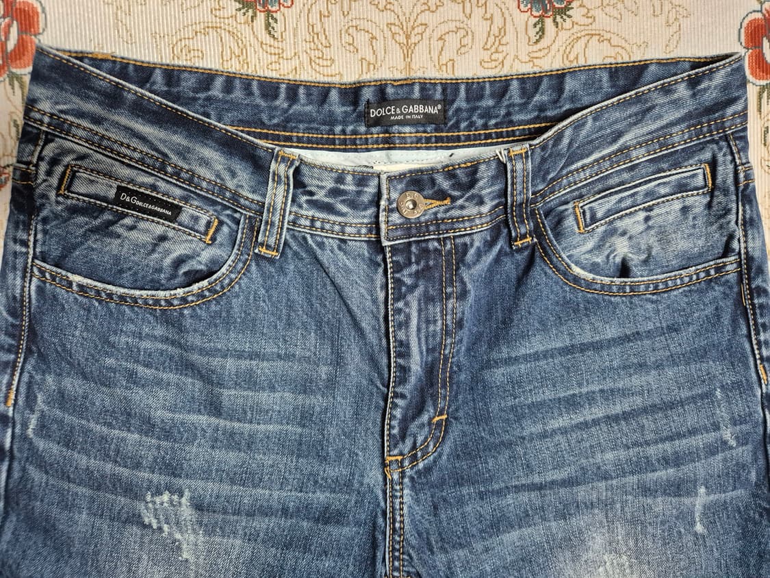 돌체앤가바나 블루 데님 청바지/34 상품이미지4