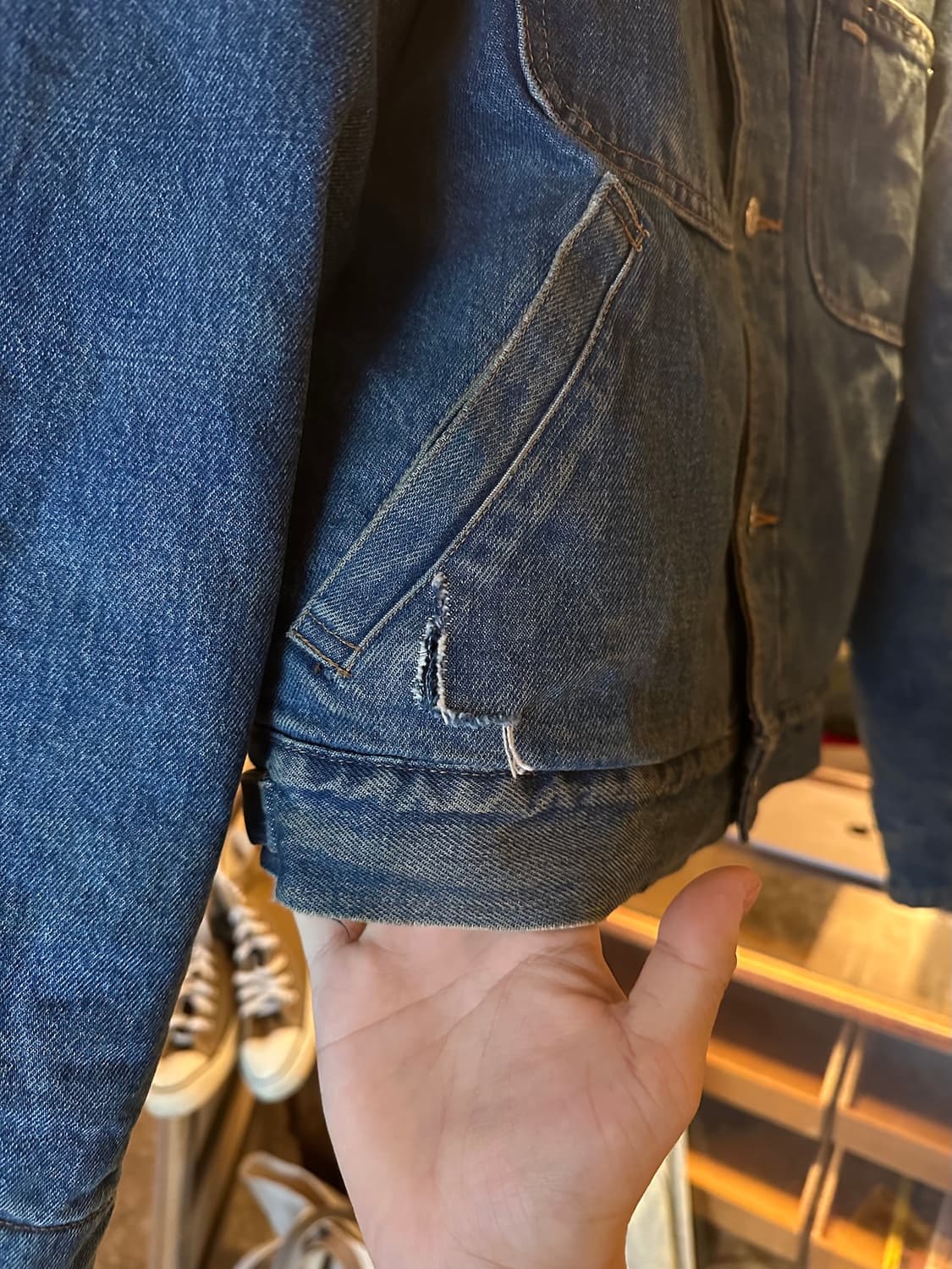 80s USA 빈티지 폴로 랄프로렌 덩가리 데님 자켓 상품이미지5