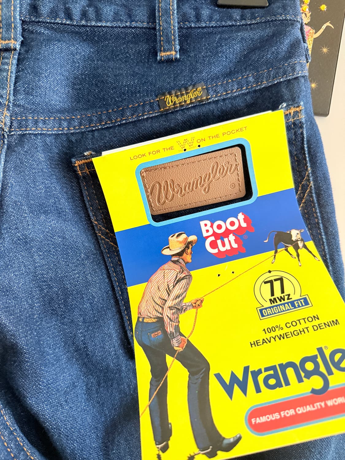 랭글러 남성 부츠컷 데님팬츠 77MWZ I 사이즈 28/ 인디고 다크 상품이미지5