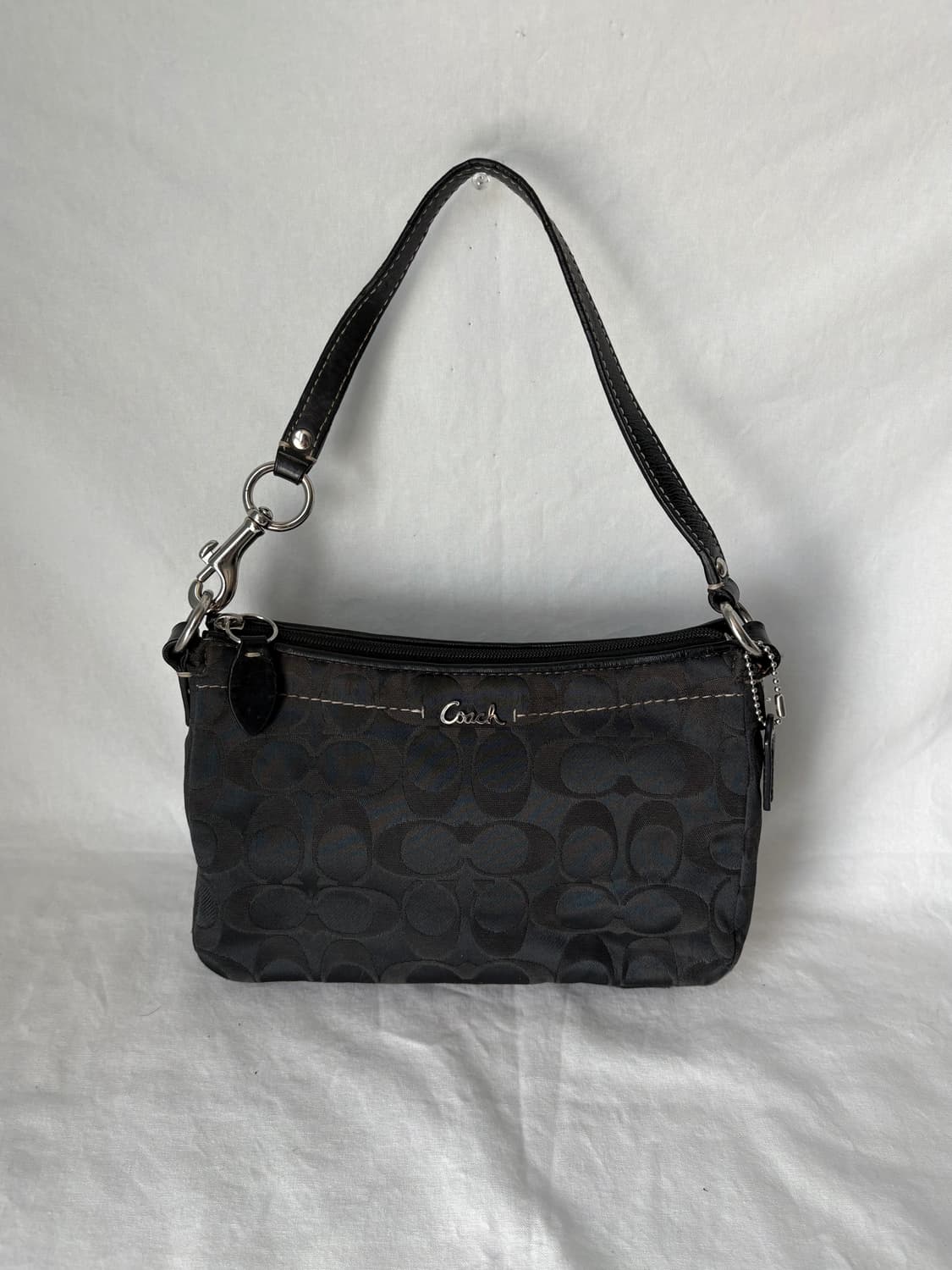 Coach black blue shoulder bag 상품이미지3