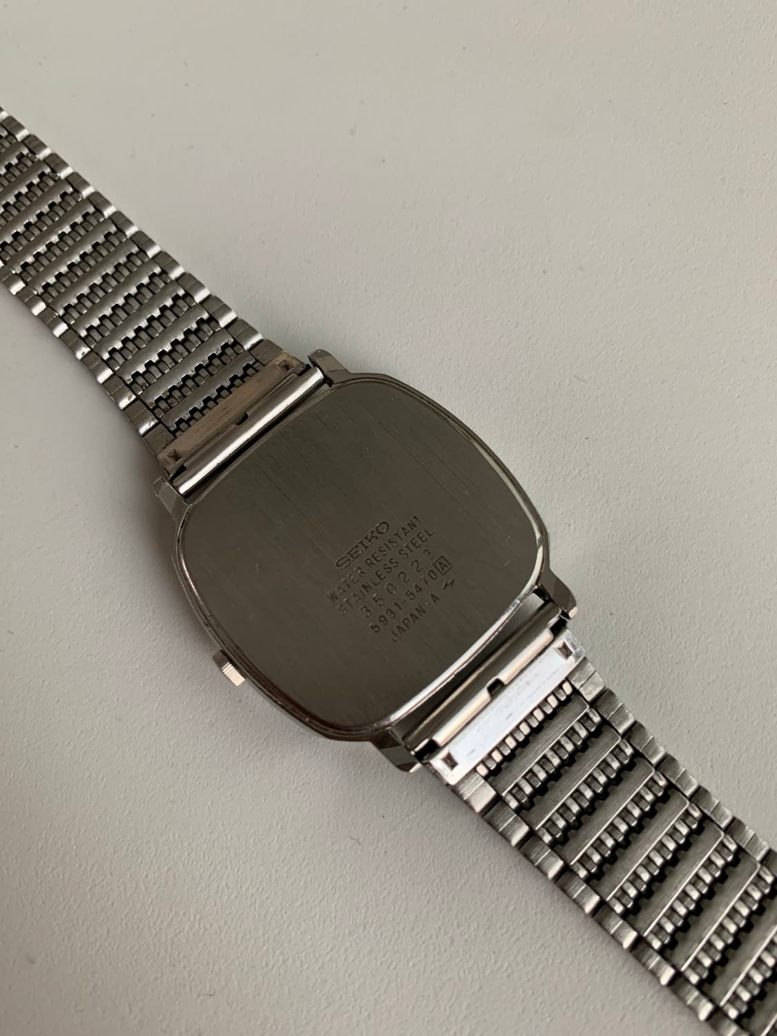세이코 Seiko 쿼츠 스퀘어 스노우 상품이미지4